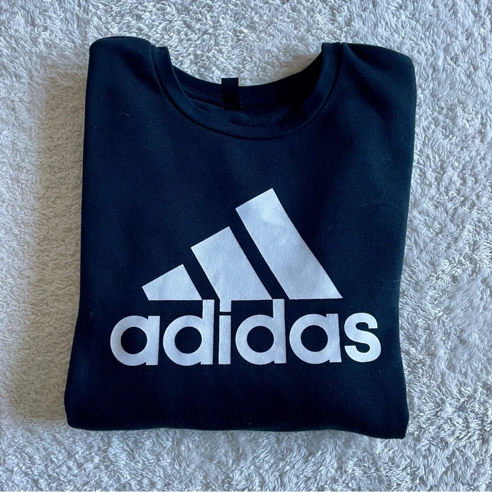 adidas Black & White Sweatshirt Golf Performance Top Layer Medium